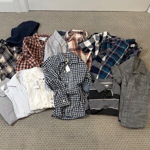Stylish Boys Plaid and Striped Shirts Collection